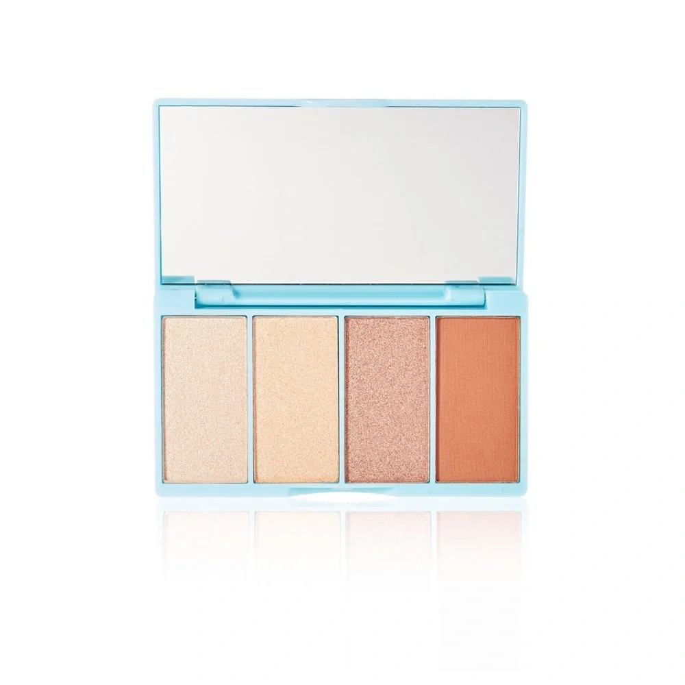 bellapierre Ultra Glow Highlighting & Bronzing Palette - Teal